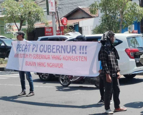 Mahasiswa, APDESI hingga Masyarakat Sulsel Demo Desak Pj Gubernur Baharuddin Mundur
