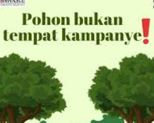 Hari Ini, Bawaslu Kota Ambon Copot APK di Pohon