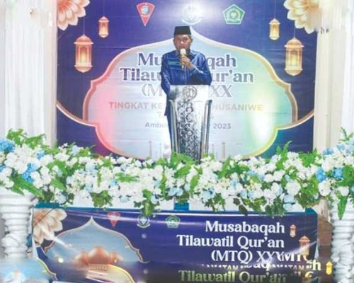 MTQ Kota Ambon Digelar, Wattimena : Jadi Ajang Bina Generasi Muda Islami