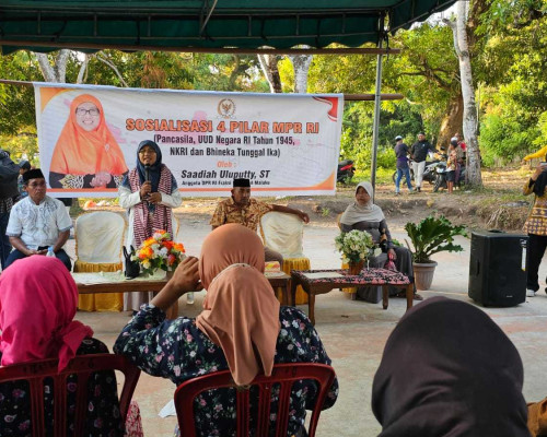 Saadiah Uluputih Sosialisasi Empat Pilar Kebangsaan di Negeri Kabau