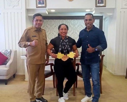 Raih Prestasi di Kejuaraan Internasional, Icha Abrahams Dapat Bonus dari Walikota