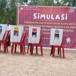 KPU Bursel Gelar Simulasi Pemilu