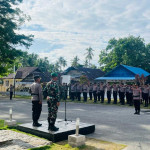 Polres Bursel dan Kodim 1506 Namlea Gelar Apel Sinergitas