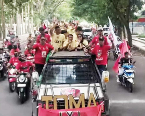 Pemain Malut United Fc Diarak Keliling Kota Ternate