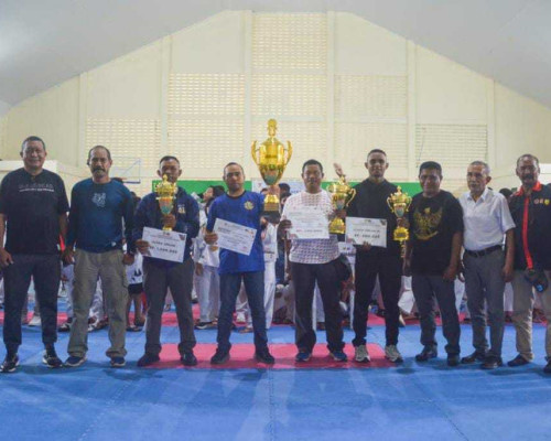 Dojo Inkanas Lantamal IX Ambon Juara Umum Kejurda Usai Menggondol 32 Medali