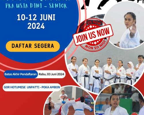10 Juni, Inkado Dojo BAP Putar Kejuaraan Karate Terbuka