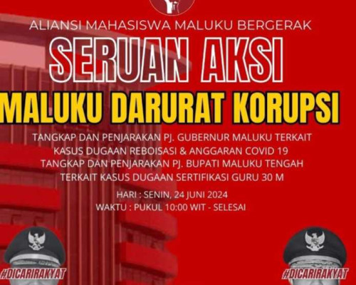 Hari Ini Pj Gubernur Maluku Didemo 