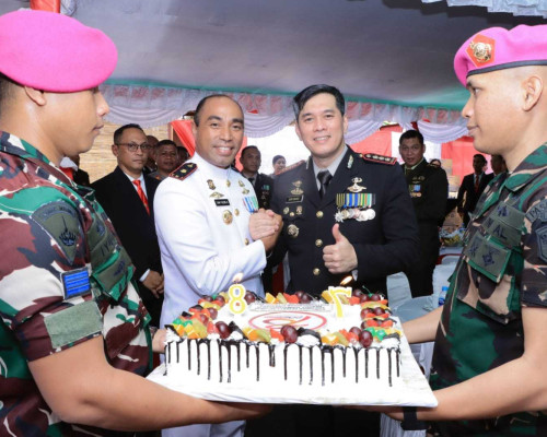 Hehanussa Tegaskan Prajurit Marinir Dukung Polresta Ambon