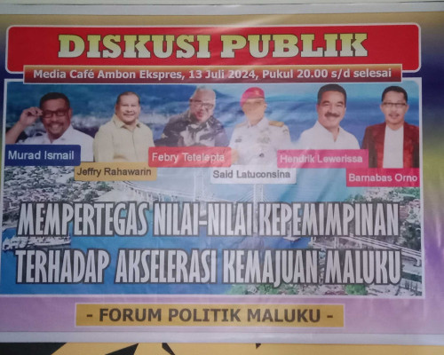 Kandidat Gubernur Maluku tak Bernyali Debat Publik