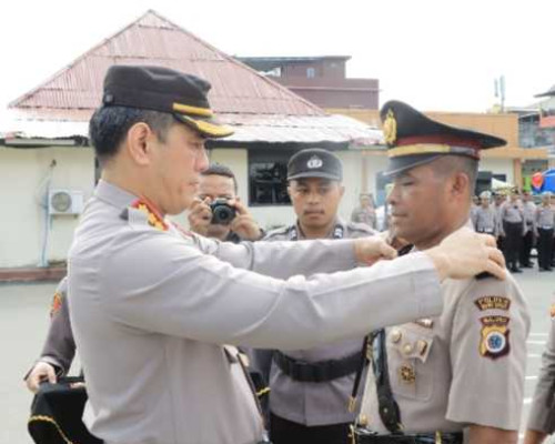 Kapolresta Ambon Pimpin Sertijab Kapolsek KPYS