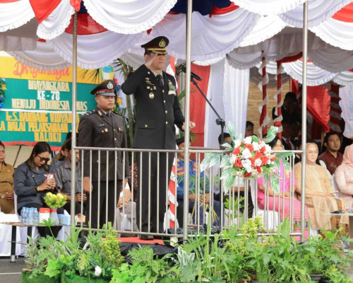 Diperayaan Hari Bhayangkara, Kapolresta Ambon: Tantangan Kita Kedepan Semakin Berat