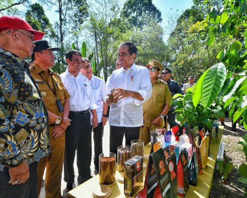 Presiden dan Mentan Amran di Lampung Barat, Pacu Produksi Kopi dan Peningkatan Kesejahteraan Petani