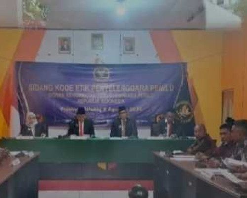 Penyelenggara Pemilu di Maluku Jalani Sidang Kode Etik di DKPP