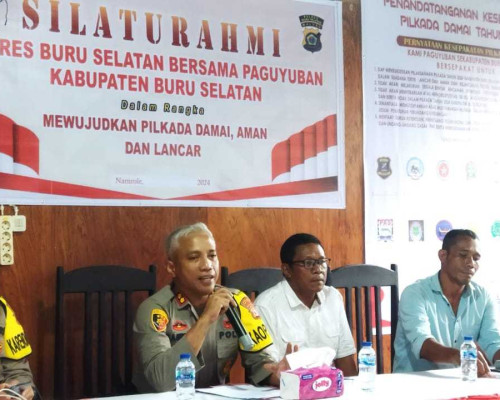 Gandeng 14 Paguyuban, Polres Siap Wujudkan Pilkada Damai di Bursel 