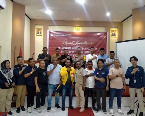 Jelang Kampanye, KPU Bursel Gelar Rakor