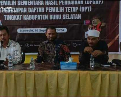 KPU Gelar Rakor Persiapan Pleno DPSHP dan Penetapan DPT