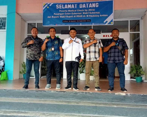 Bawaslu Awasi Pemeriksaan Kesehatan Balon  Bupati dan Wakil Bupati Buru Selatan 