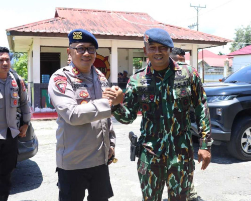 Tingkatkan Soliditas, Kapolres SBB Datangi Mako Brimob 
