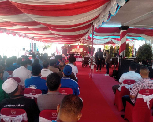 KPU Bursel Gelar Rapat Pleno Terbuka Pengundian dan Penetapan Nomor Urut Pasangan Calkada