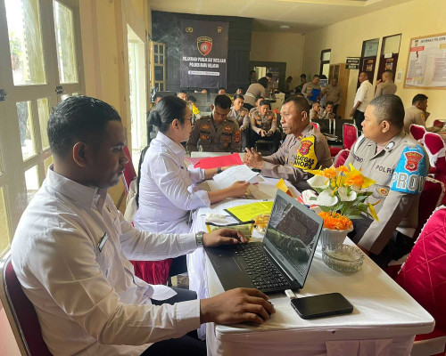 Tim Itwasda Polda Maluku Lakukan Audit Kinerja Mapolres Bursel 