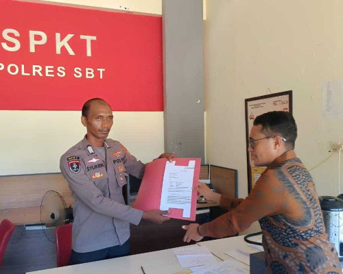 Diduga Sebarkan Informasi Bohong,Pria Ini Dilaporkan ke Polres SBT