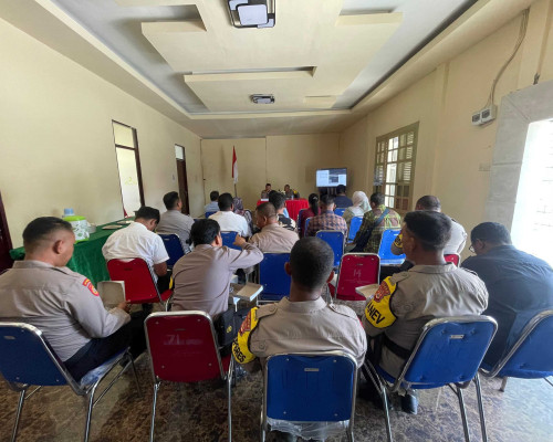 Polres Buru Selatan Gelar Rakor Implementasi Asta Cita Presiden, Ini yang Dibahas