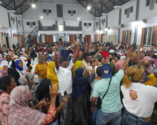 Kampanye di Aru, JAR Komitmen Tekan Angka Kemiskinan