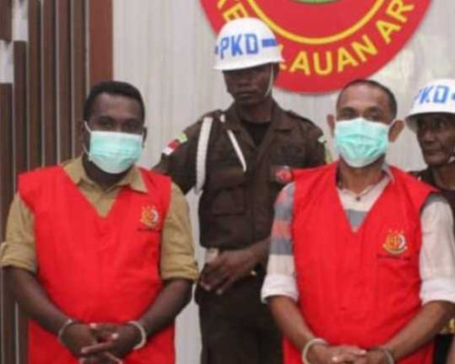 Kejari Aru Tetapkan JL dan WM Sebagai Tersangka Kasus Perpustakaan 
