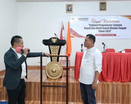 Bawaslu Malteng Gelar Rakor Evaluasi dan Proyeksi