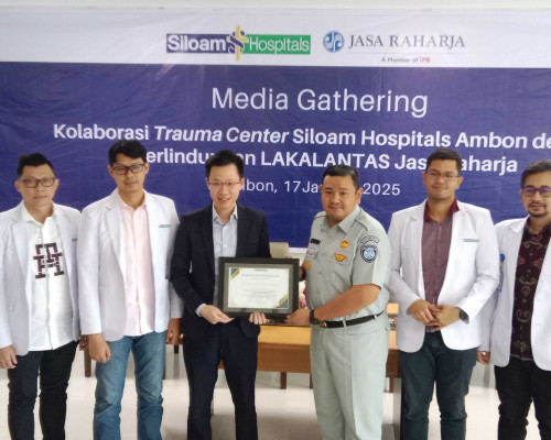 RS Siloam Ambon dan Jasa Raharja Komitemen Beri Pelayanan Terbaik ke Korban Lakalantas