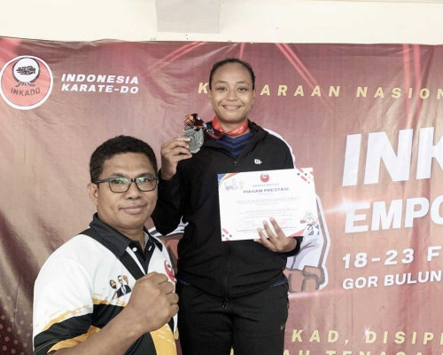 Karateka Inkado Maluku Raih 8 Medali di Kejurnas, Ini Respon Talaohu