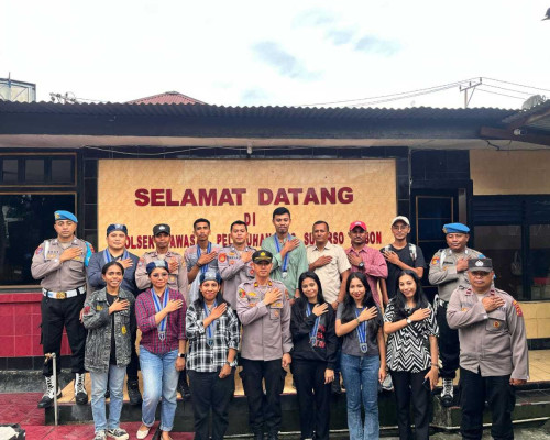 Bentuk Toleransi di Bulan Ramadan, GMKI Gandeng Polsek Pelabuhan Bagi Takjil 