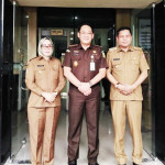 Wattimena dan Toisutta  Sambangi Kejari Ambon 