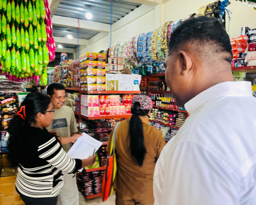 Satgas Pangan Polres Bursel Laksanakan Pengecekan Ketersediaan Bapok Selama Ramadan