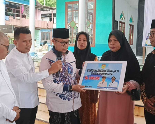 Pemkab Bursel Gelar  Safari Ramadan di Desa Pasir Putih  