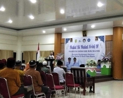 Pererat Silahturahmi, Pemkab Bursel Gelar Halal Bihahal