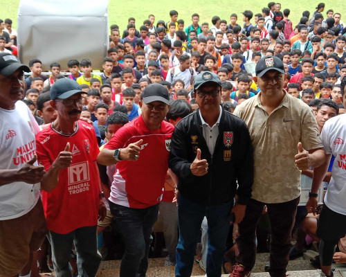 Seleksi EPA Malut United Berakhir, 43 Pemain Muda Maluku Terjaring