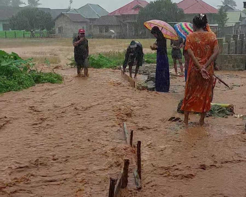 Dusun Talaga, Desa Luhu Dikepung Banjir