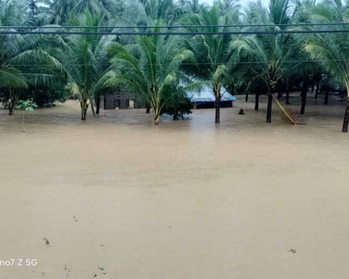 Hujan Deras, Banjir Kembali Kepung Ratusan Rumah Warga di Kota Namrole 