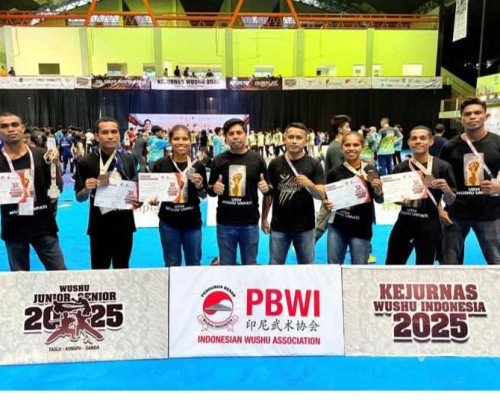 Atlet Wushu Maluku Raih 6 Medali di Kejurnas