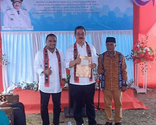 Dapur MBG Pertama di SBT Mulai Dibangun