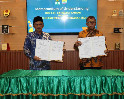 Wujudkan SDM Berkualitas, Pemda SBB-UIN AMSA Teken MoU