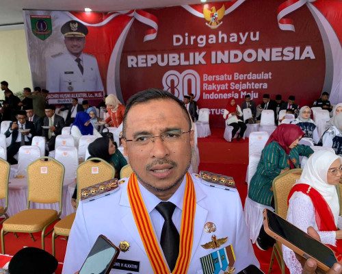 Bupati Fachri Jadi Insepktur Upacara di Hari Kemerdekan RI ke 80