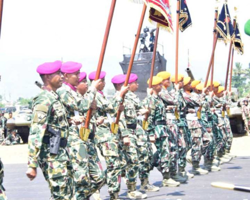 Letkol Tamyasin Hehanussa Ditunjuk Jadi Komandan Yonif 16 Marinir Ambon Pertama
