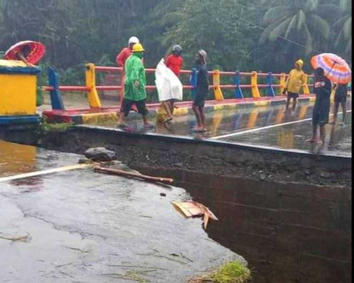 Imbas Hujan Deras Banjir dan Longsor, BPJN Siaga di Seram