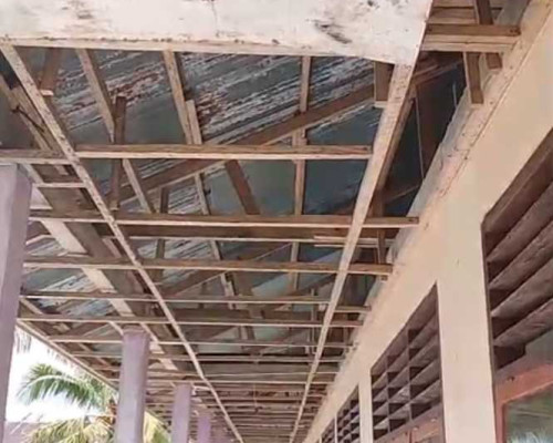 SMA NAFIRI Ukarsengan Rusak, Belajar Mengajar Terganggu
