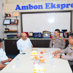 Safari Kamtibmas Dengan Media, Polda Maluku Jalin Sinergi dengan Ambon Ekspres