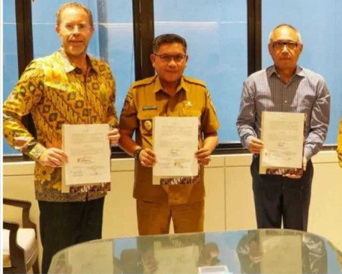 Enam Sektor Strategis Jadi Poin MoU Pemkot Ambon dan TFL, Maspaitella: Ini Komitmen Bersama