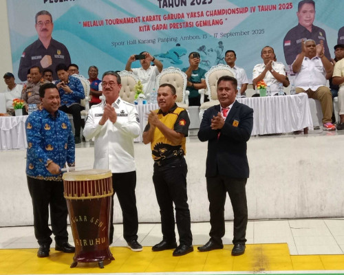 Tutup Kejuaraan GYC 2025, Lewerissa Apresiasi Semangat Karateka Muda