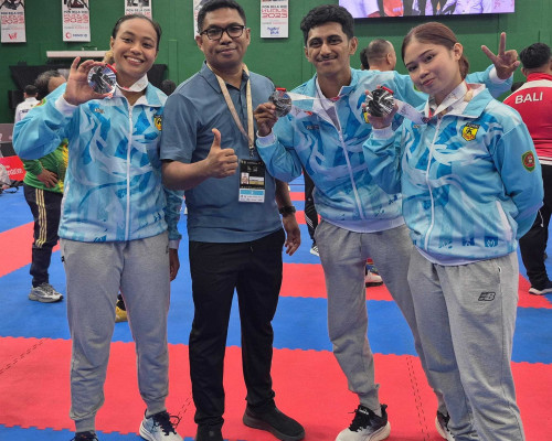 Karateka Maluku Panen Prestasi di PON Beladiri Kudus, Talaohu Beri Apresiasi